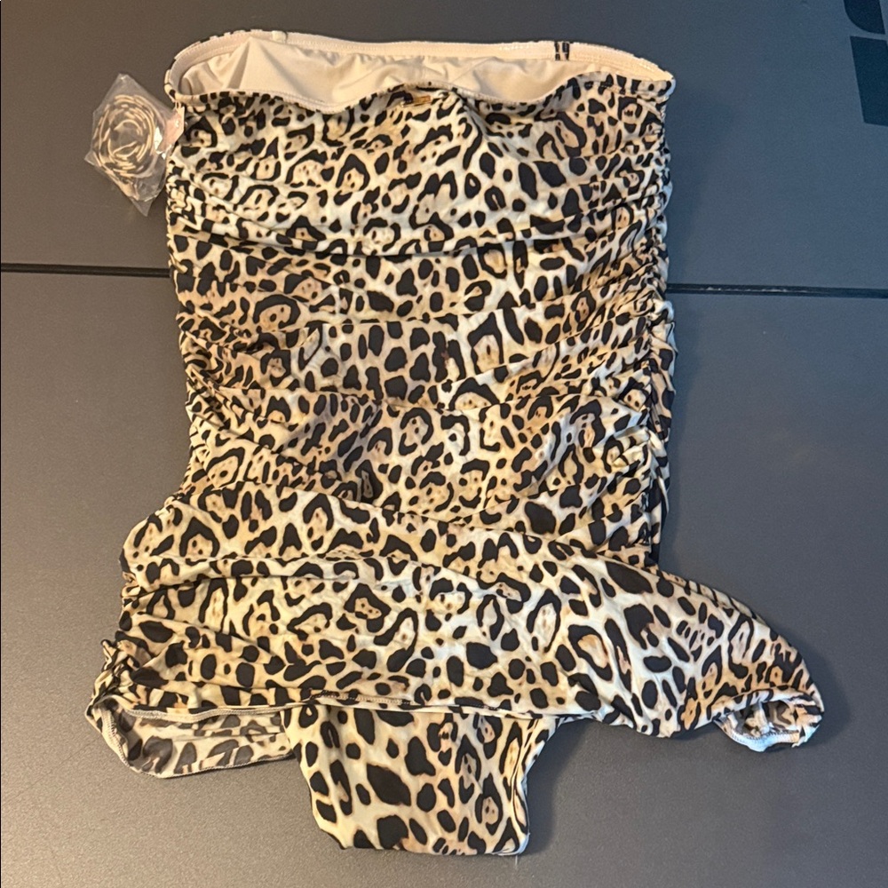 Leopard Print Victoria’s Secret Swimsuit - Picture 3 of 4